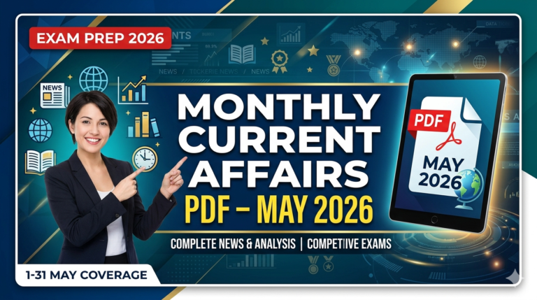 Monthly Current Affairs PDF – May 2026 -Abhinav Tripathi