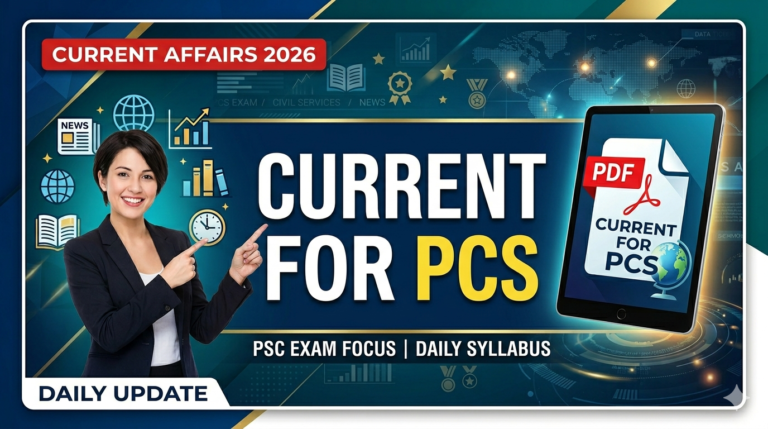 current affairs for pcs -Abhinav Tripathi